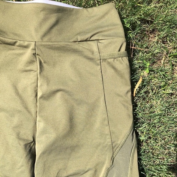 Gymshark Olive Green Biker Shorts - Picture 4 of 7